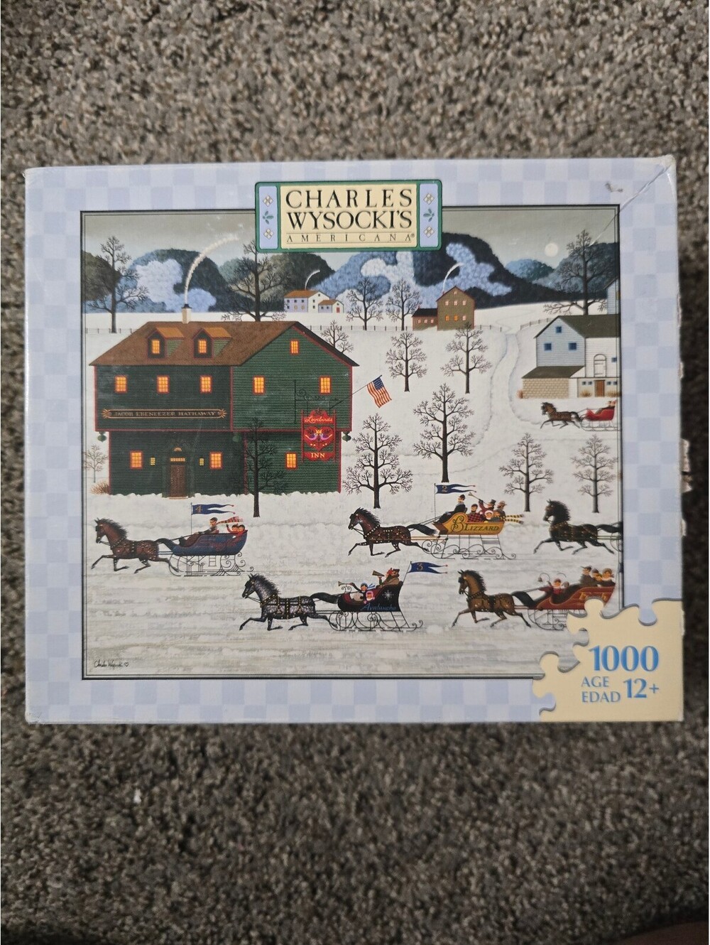 Charles Wysocki 1000 Piece Puzzle - Country Race